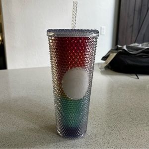 NWT Summer 2020 Pride Rainbow Studded Tumbler
